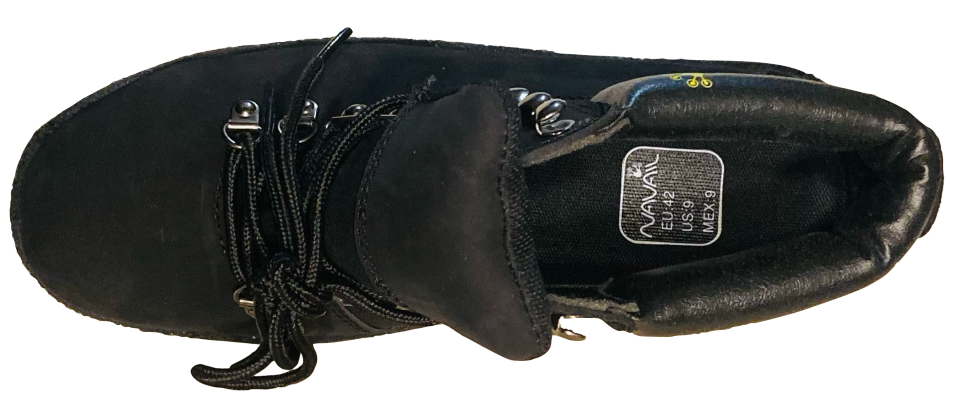 Magnetic safety boot, top view