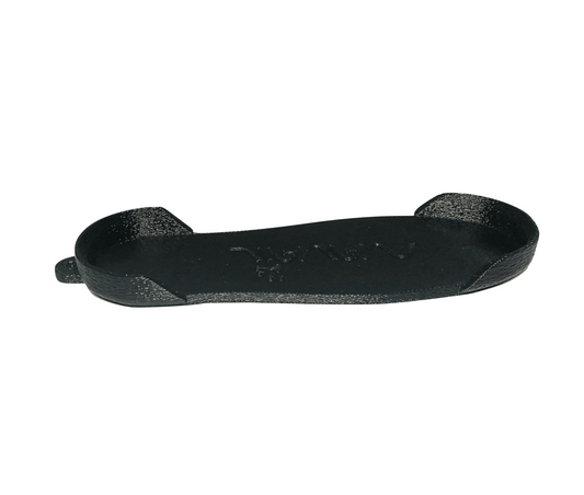 Hands free sole cover viewed from the side