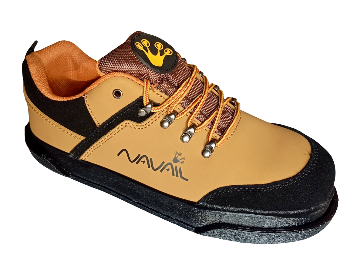 Sole cover placed under MagSteel Flow roofing shoe 